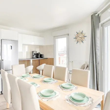 Duplex Paris, Villepinte Expo, Cdg, Disneyland 公寓 勒布朗-梅尼尔