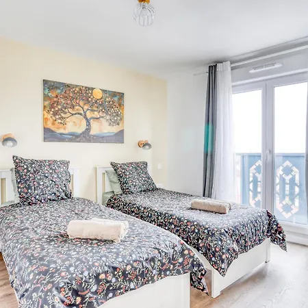 Duplex Paris, Villepinte Expo, Cdg, Disneyland 公寓 勒布朗-梅尼尔
